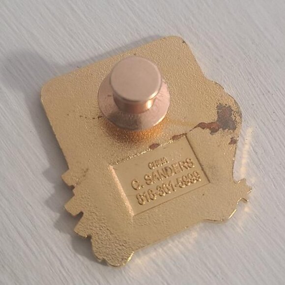 Order Of Amaranth Boot Diabetes Vintage Lapel Jacket Pin - Picture 3 of 4